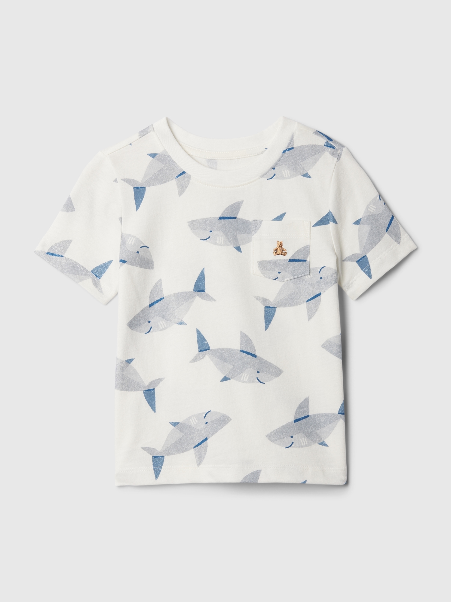 Gap Baby Mix And Match Print T-shirt In Shark Blue
