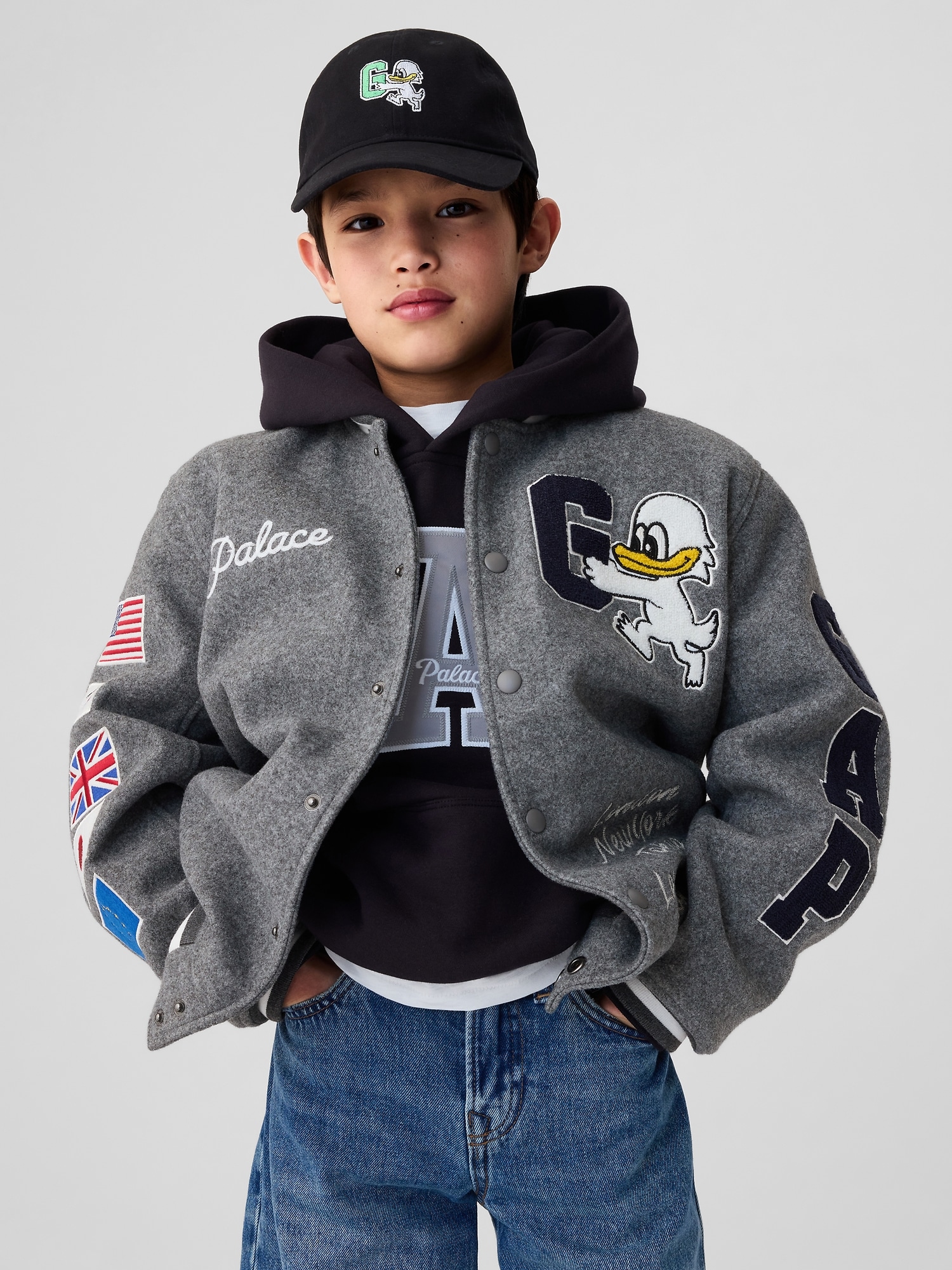 Palace Gap Kids Varsity Jacket Gap