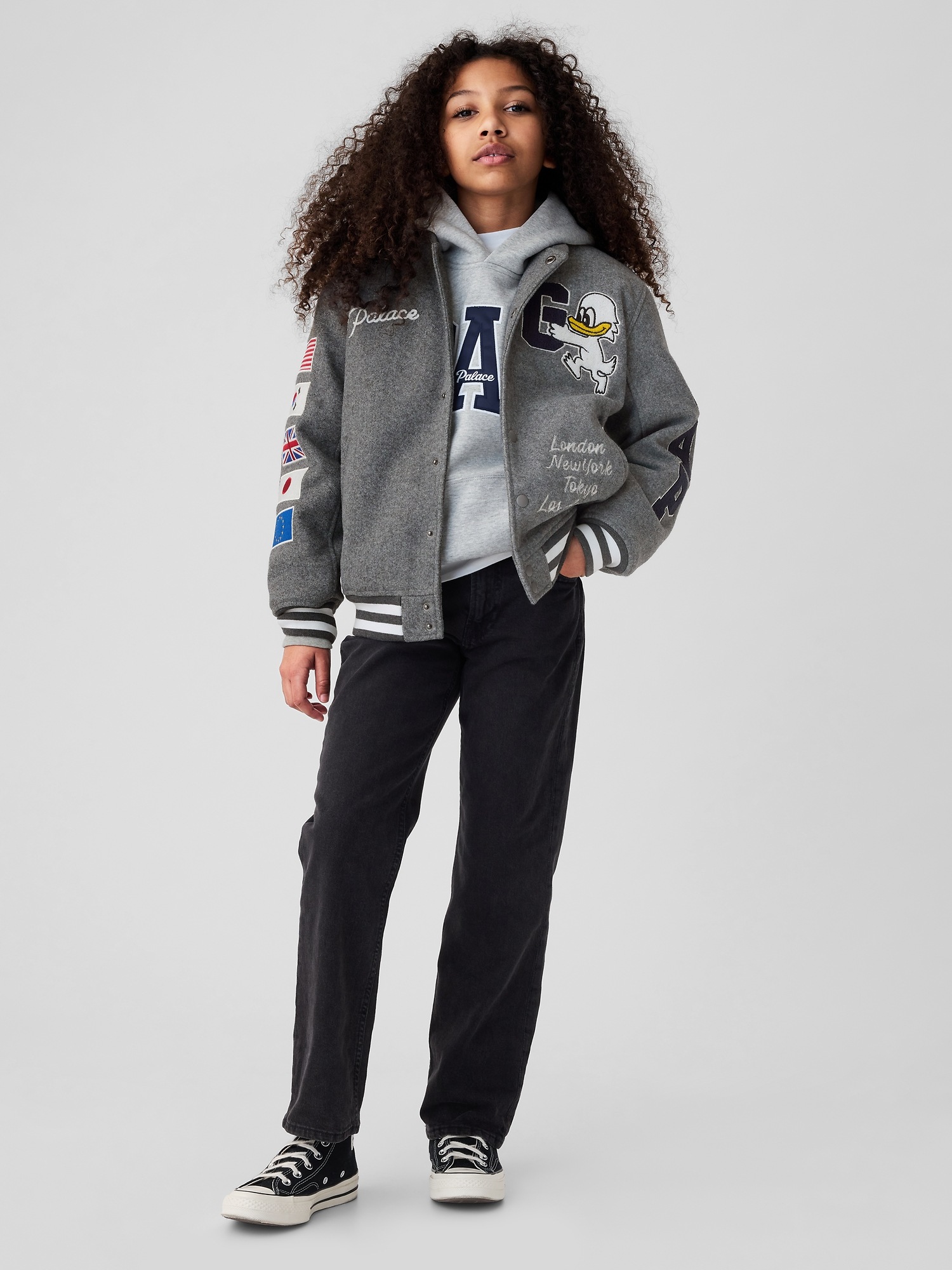 Palace Gap Kids Varsity Jacket Gap