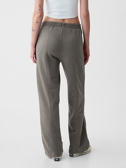 Retro Draped Wide-Leg Sweatpants main image 1
