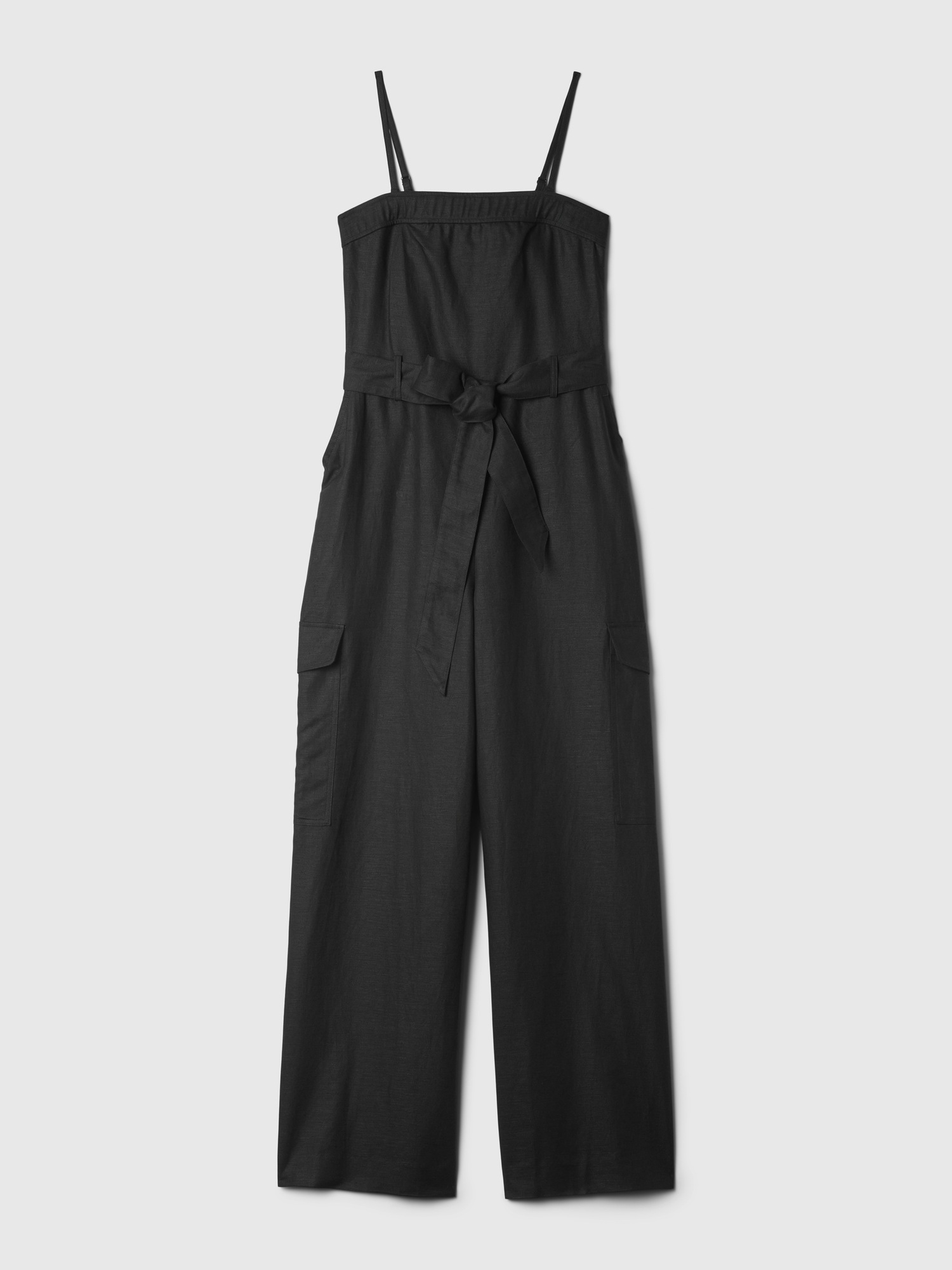 Женский комбинезон-карго Gap из льна и хлопка — фото 5