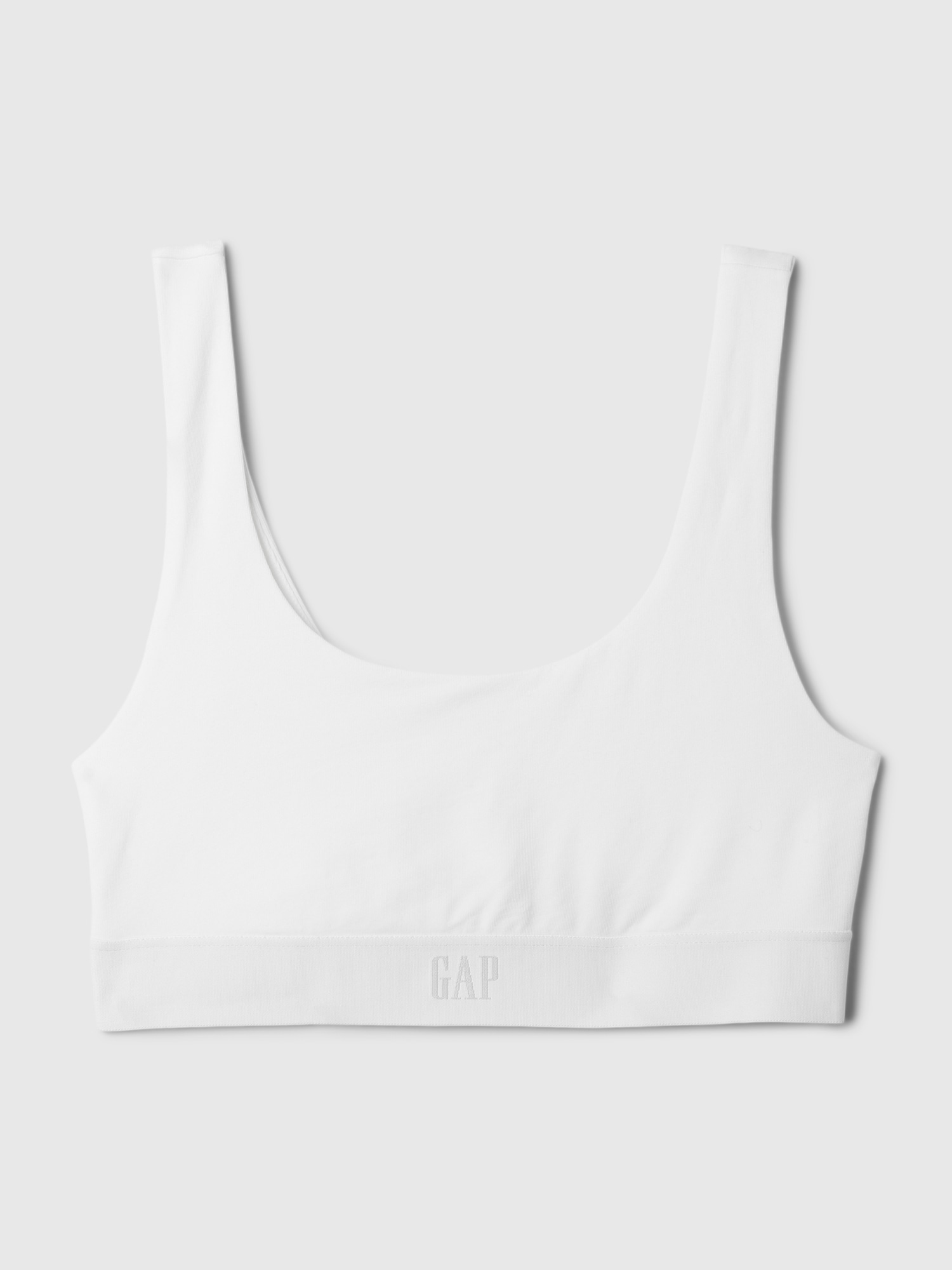 Stretch Cotton Gap Logo Bralette