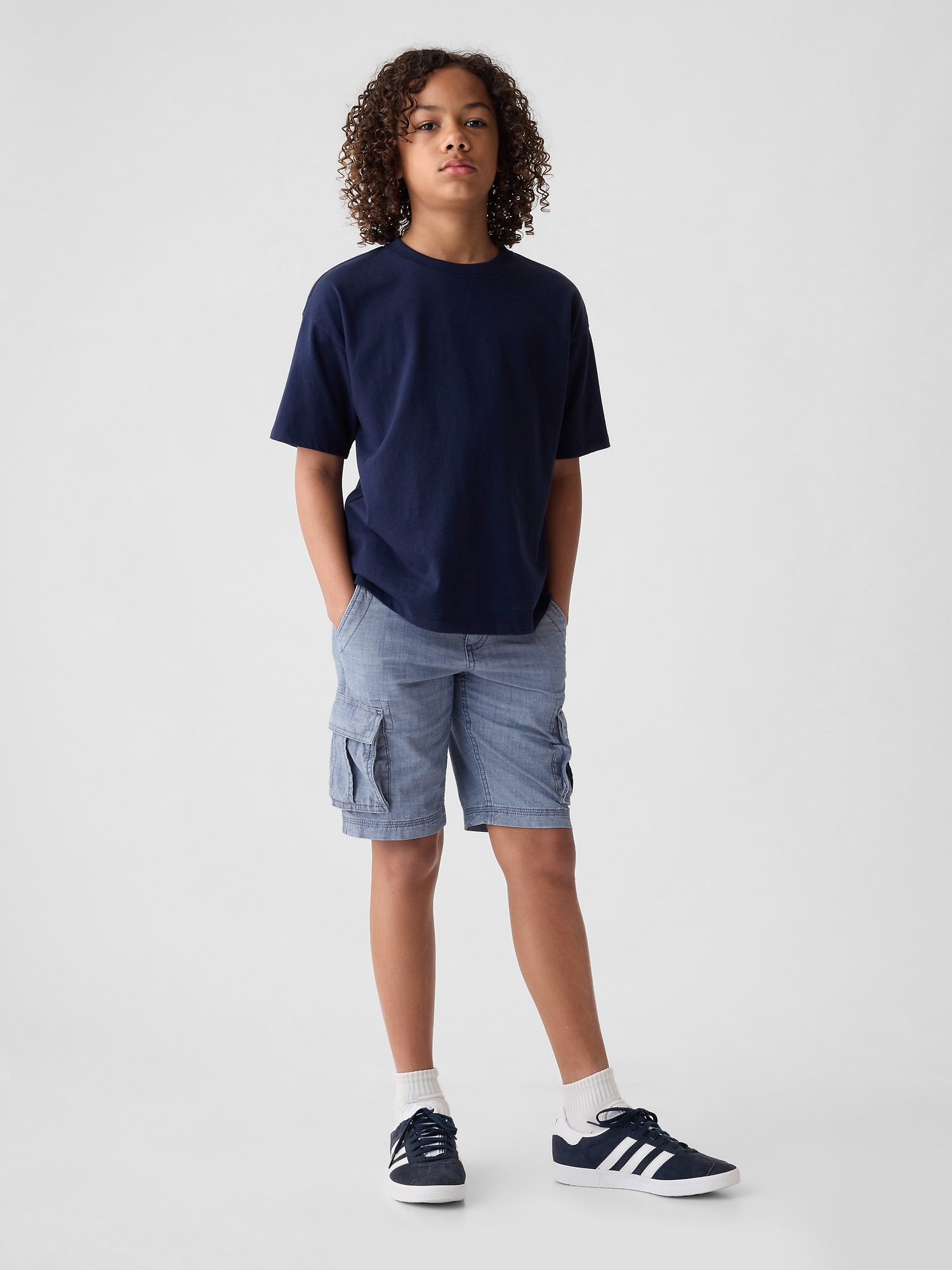 Kids Denim Cargo Shorts Gap