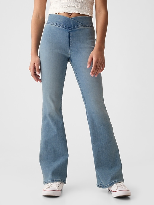 Image number 2 showing, Kids High Rise Crossover Flare Jeans