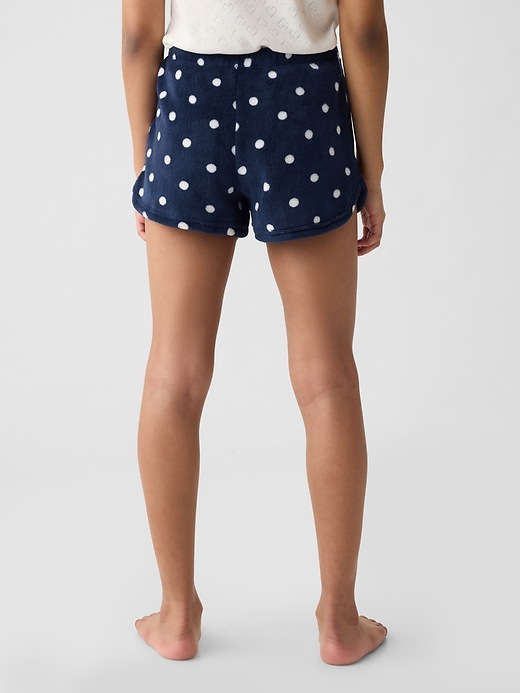 2 of 8 showing, with the color pangea blue of product Kids Recycled PJ Shorts