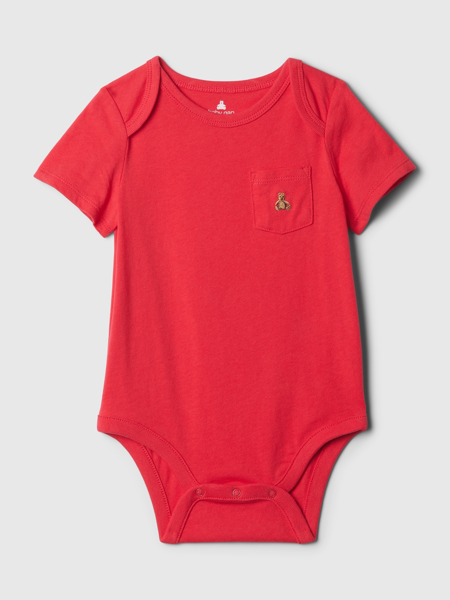 Shop Gap Baby Bodysuit In Slipper Red