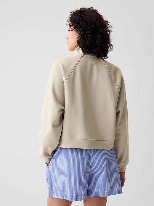 Image number 2 showing, Vintage Soft Cropped Half-Zip Pullover