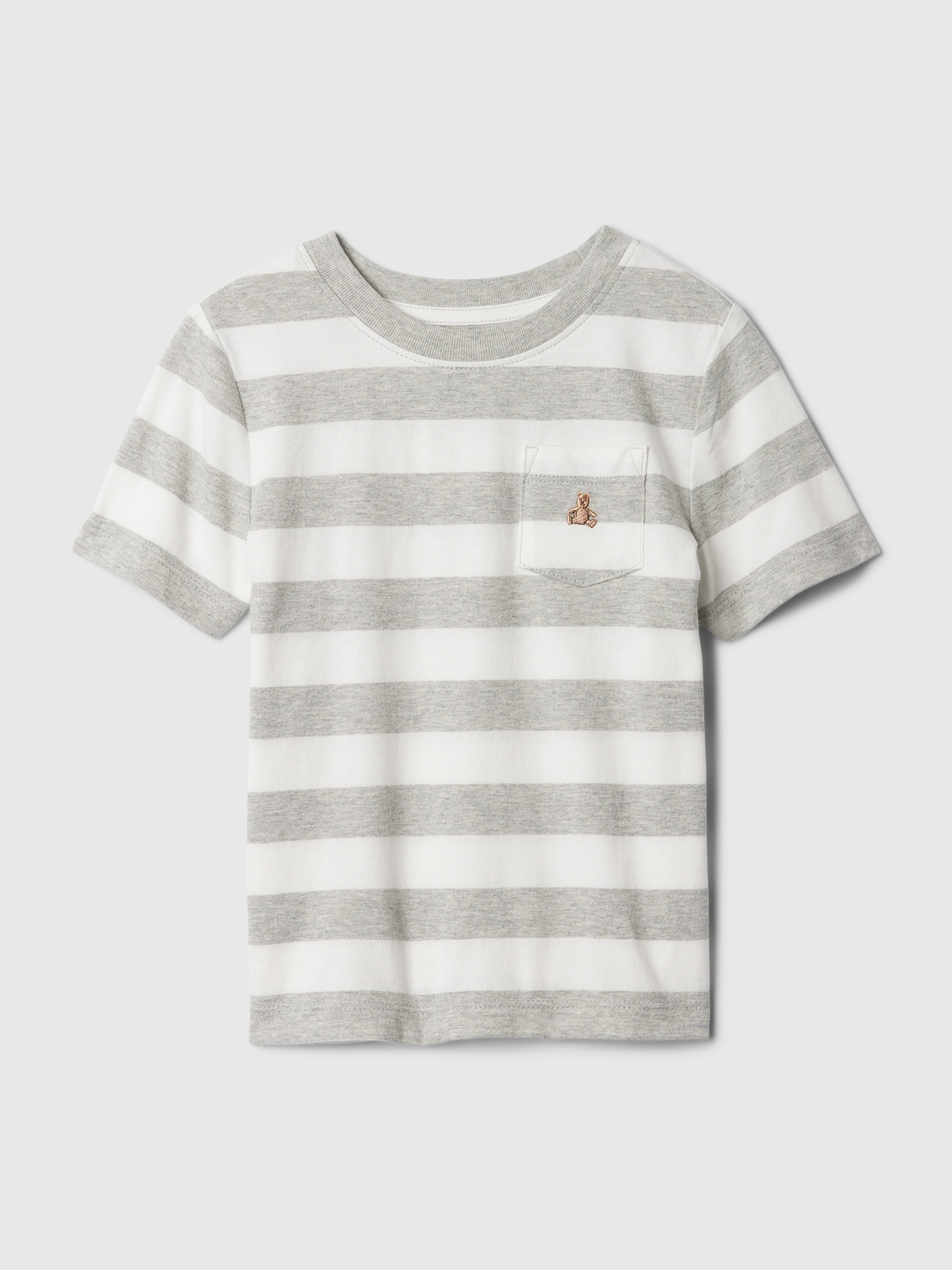 Gap Baby Mix And Match Print T-shirt In Classic Gray Stripe