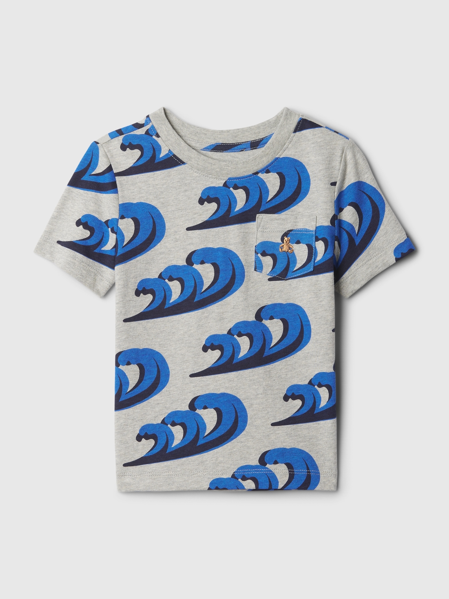 Gap Baby Mix And Match Print T-shirt In Wave Blue