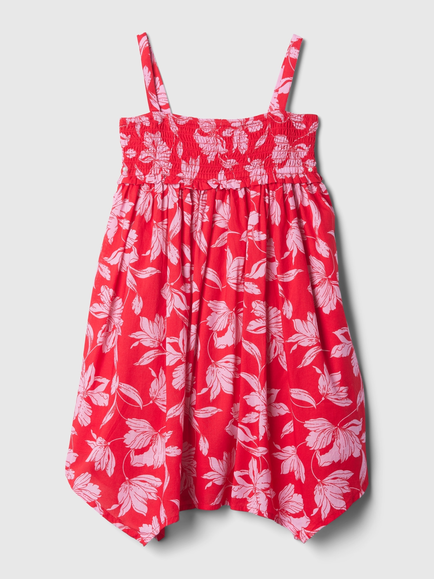Shop Gap Baby Smocked Dress In Slipper Red