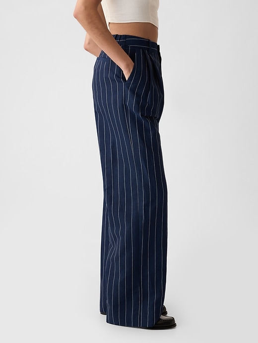 Image number 10 showing, 365 High Rise Linen-Cotton Trousers