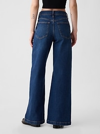 High Rise Stride Wide Leg Jeans Gap