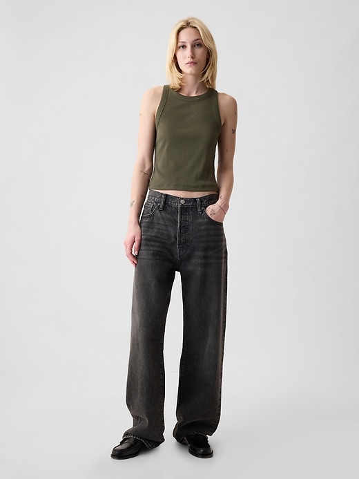 Image number 6 showing, Modern Rib Cropped Halter Top