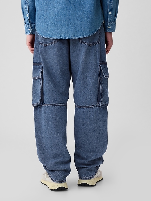 Image number 2 showing, Cargo Baggy Jeans