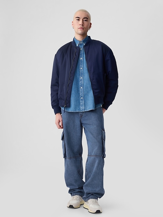 Image number 1 showing, Cargo Baggy Jeans