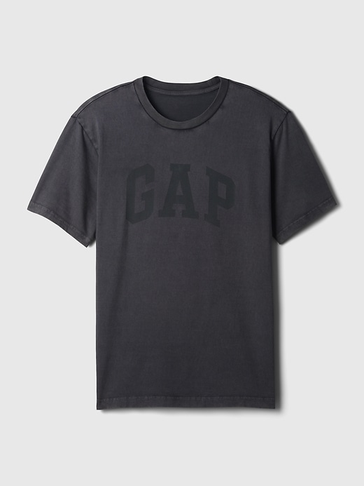 美品 PALCE GAP T-SHIRT TEE Tシャツ BLACK 黒 M Men's T-shirts GAP Logo Tee True Black | Queens