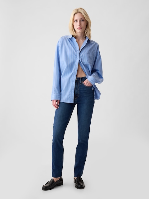 High Rise Vintage Slim Jeans