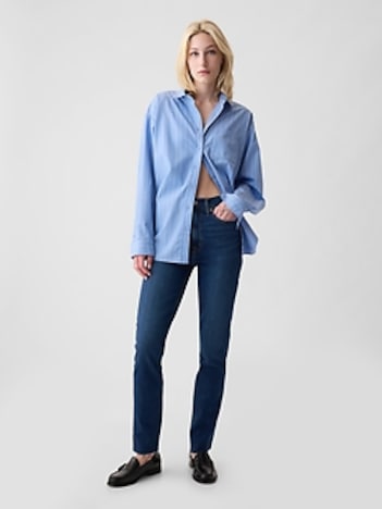 High Rise Vintage Slim Jeans