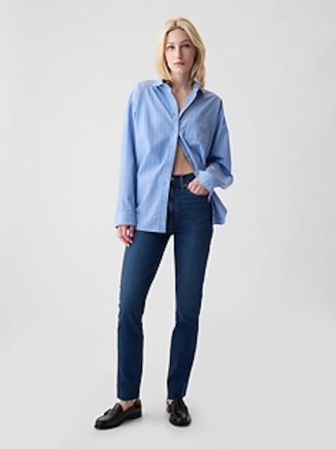 High Rise Vintage Slim Jeans