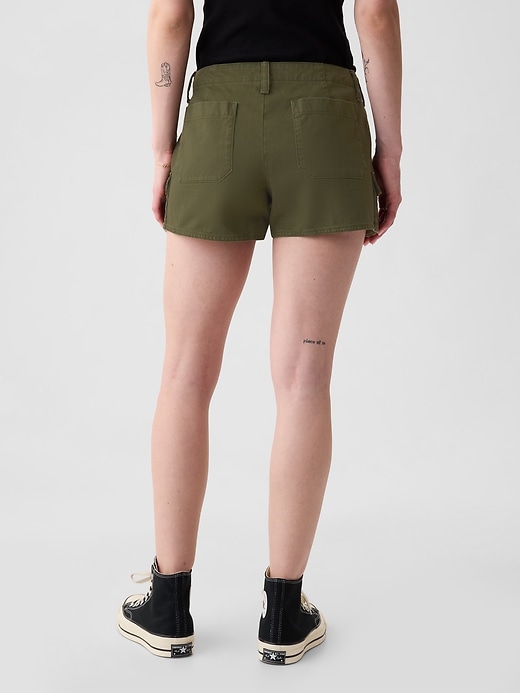 Image number 4 showing, 3" Low Rise Y2K Cargo Shorts