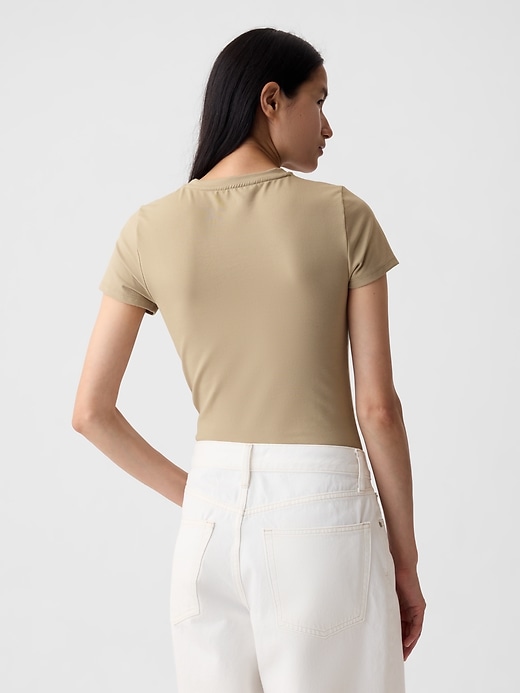 Image number 2 showing, Compact Jersey T-Shirt Bodysuit