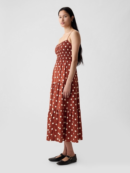 Image number 6 showing, Smocked Tiered Midi Dress