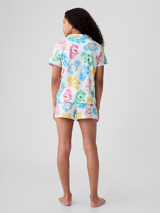 2 of 8 showing, with the color multi color of product Kids Care Bears PJ Shorts Set