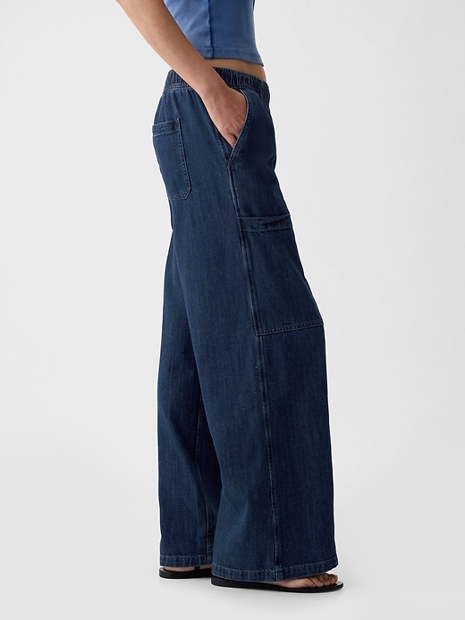 Image number 3 showing, High Rise Utility Easy Jeans