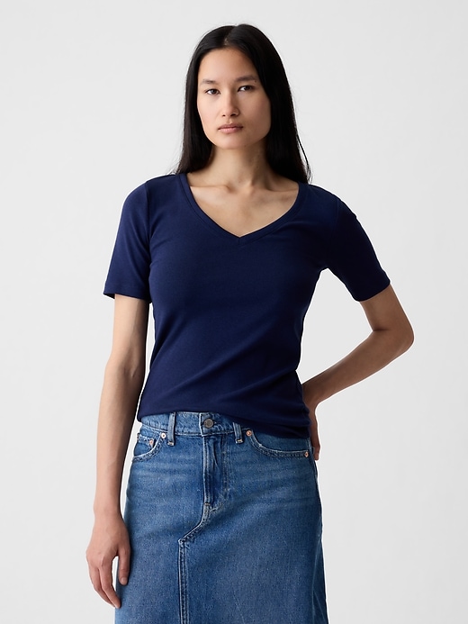 Image number 8 showing, Modern V-Neck T-Shirt