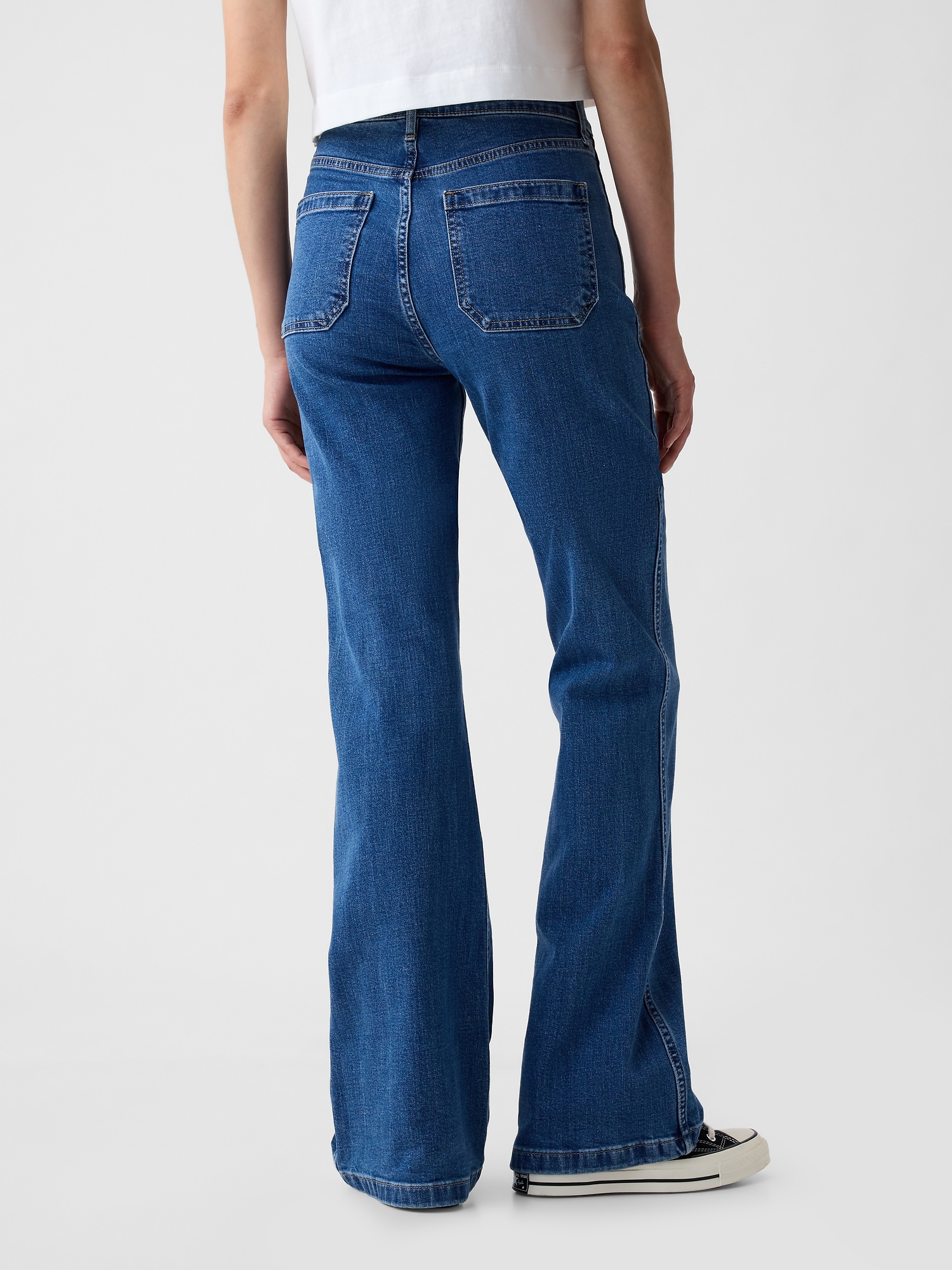 Gap petite flare jeans shop