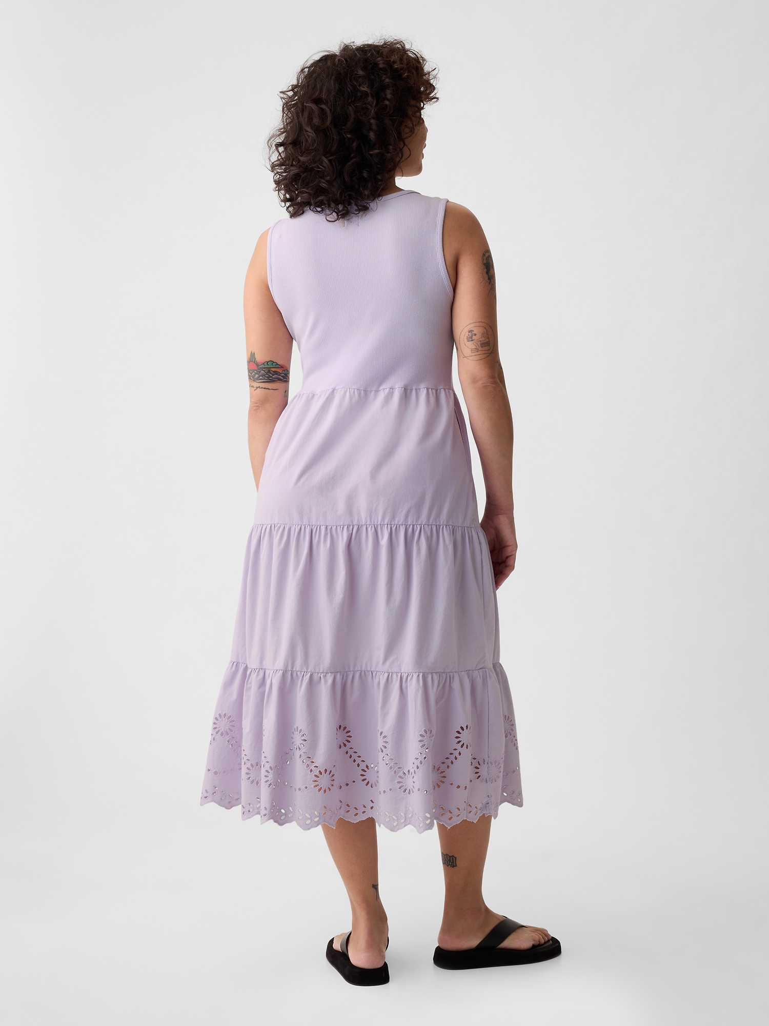 Robe Tank Boutonnée Gap - Taille 6 - Blanche - Occasion Très Bon état