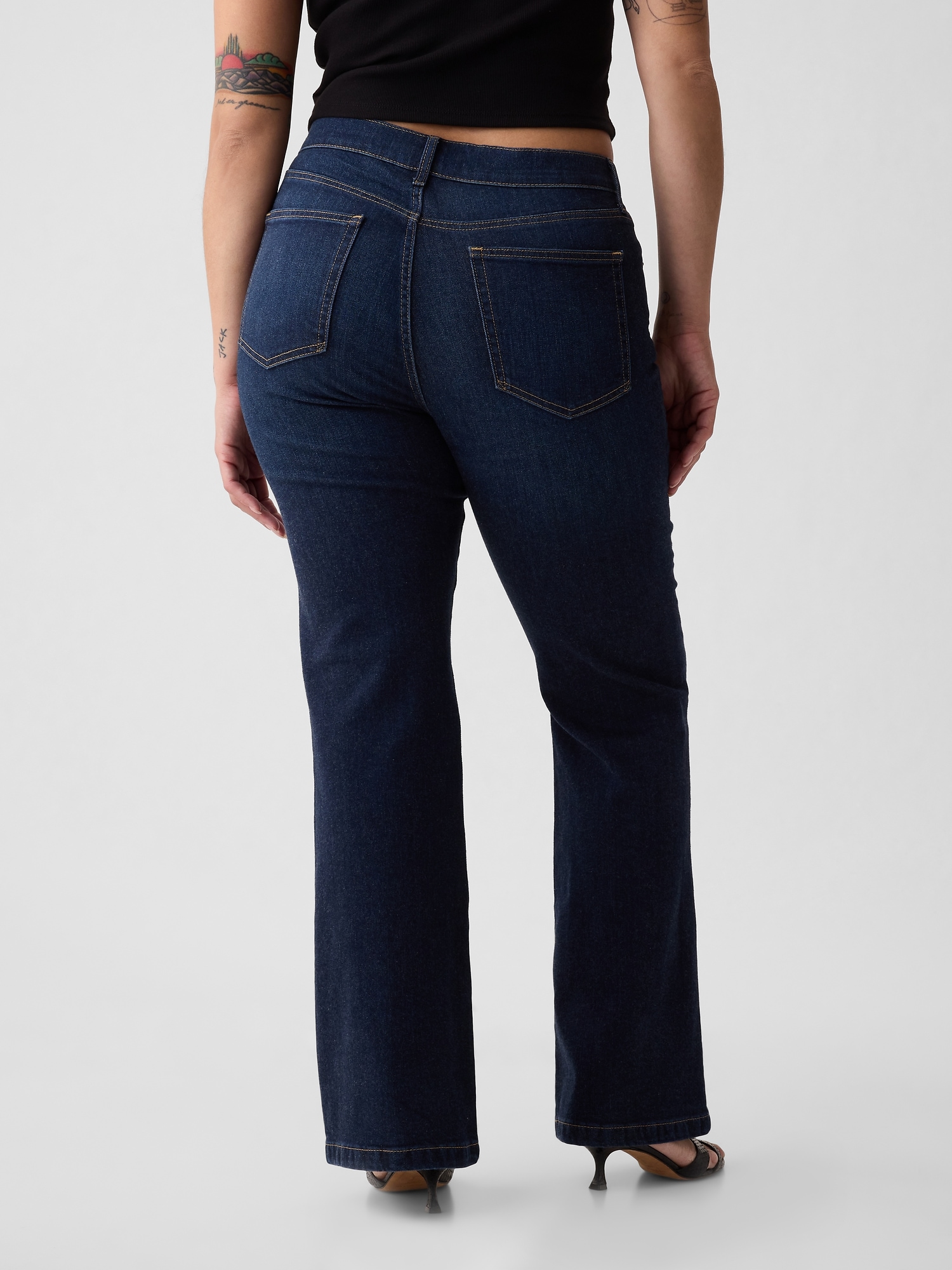 High Rise '70s Flare Jeans