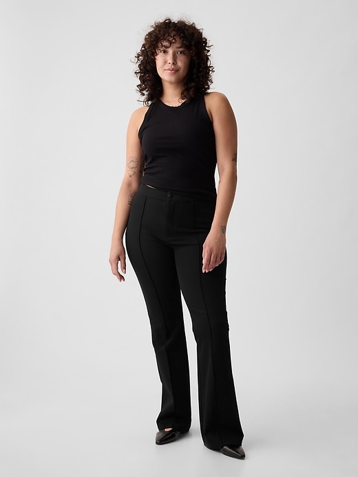 Image number 10 showing, High Rise BiStretch Flare Pants