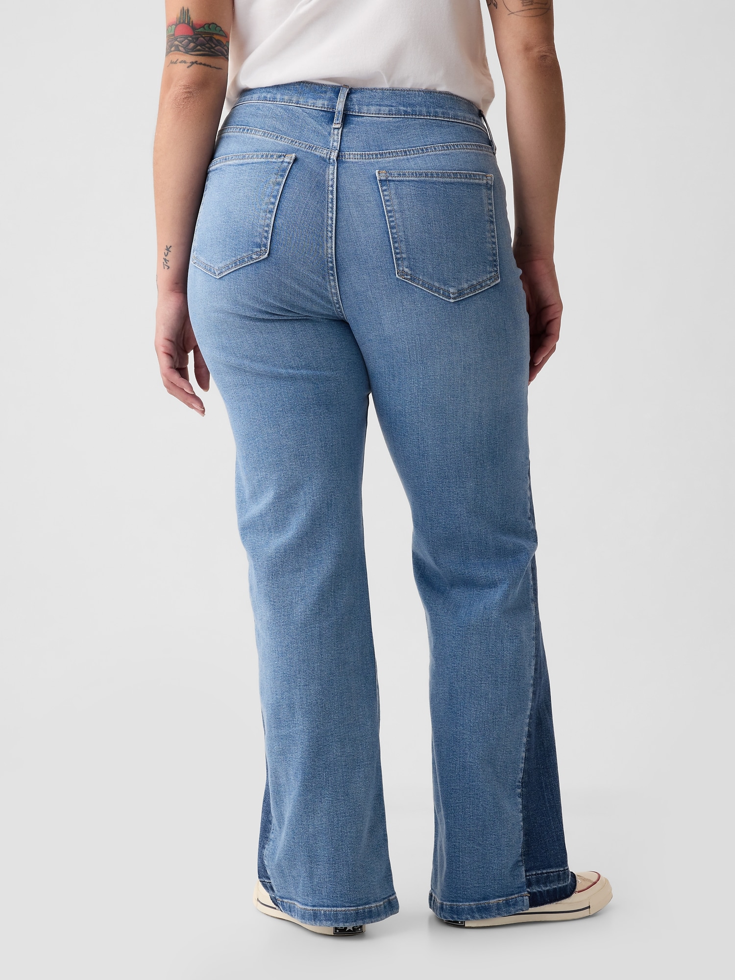 70s High Rise Flare Jeans