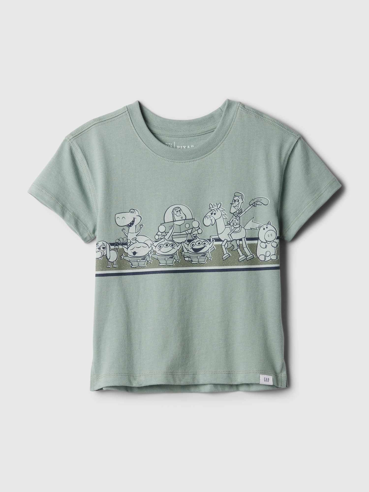 Gap Baby | Disney Toy Story Graphic T-shirt In Sage Green