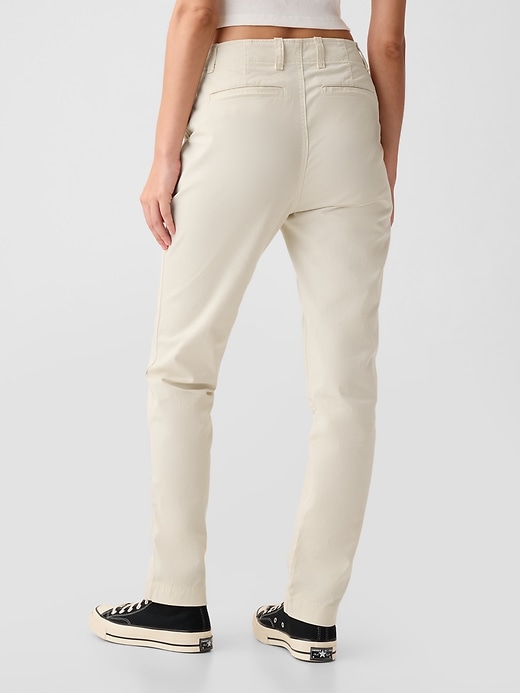 Image number 4 showing, Mid Rise Downtown Khakis