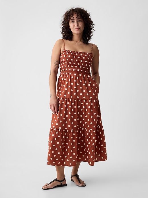 【ANDRESD】flocky dot dress ANDRESD flocky dot dress グレー S