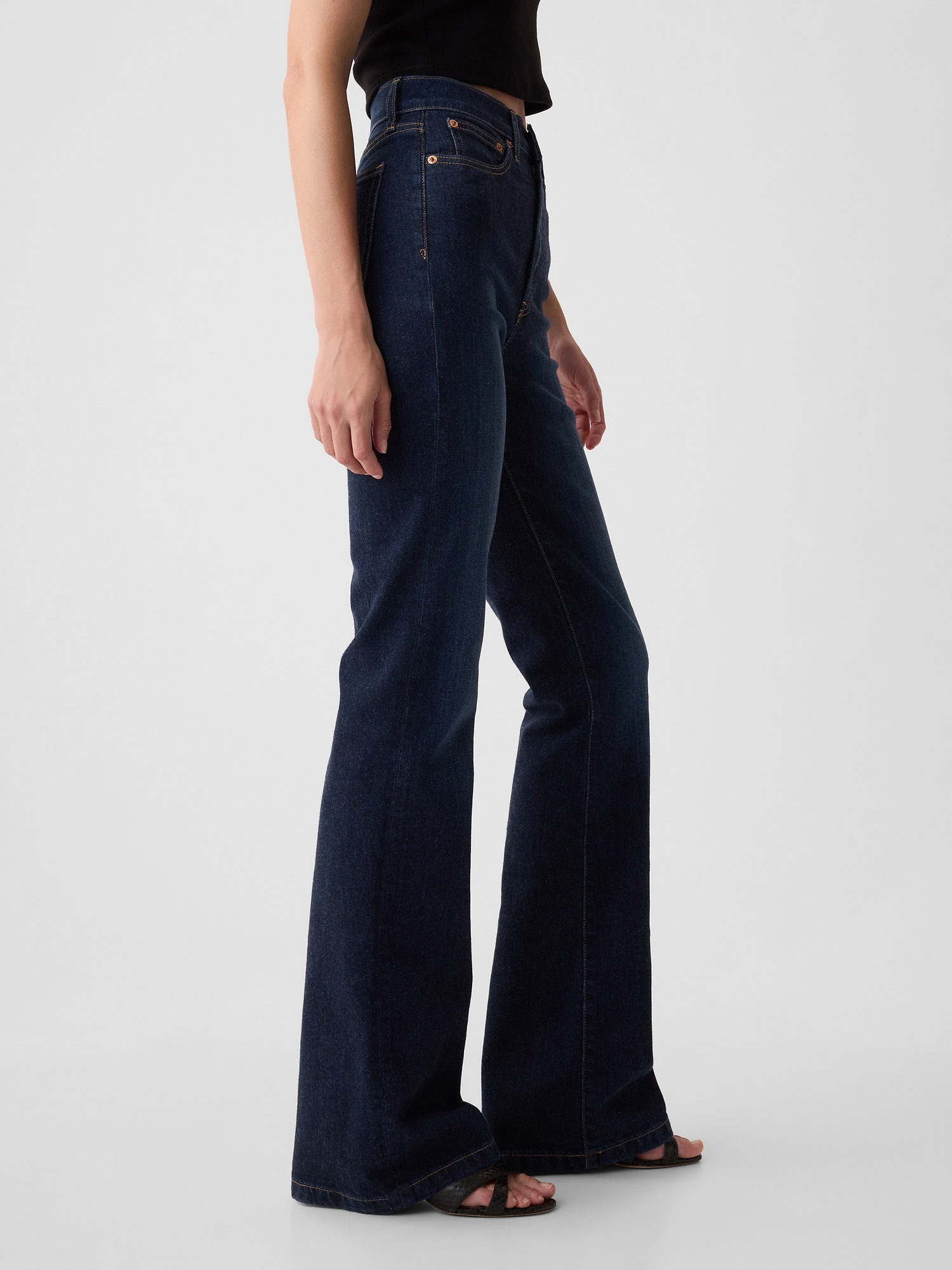 Plus High Rise Super Flare Jean – Ten Twenty Four