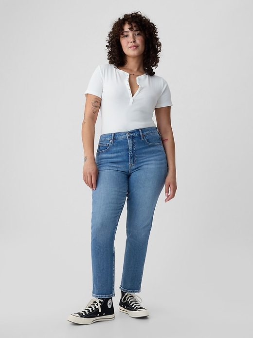 Image number 5 showing, High Rise Vintage Slim Jeans