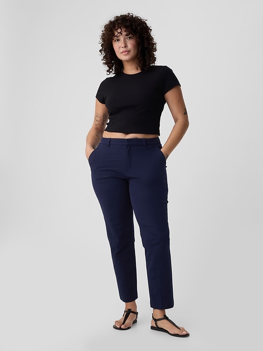 Image number 5 showing, Mid Rise BiStretch Slim Pants