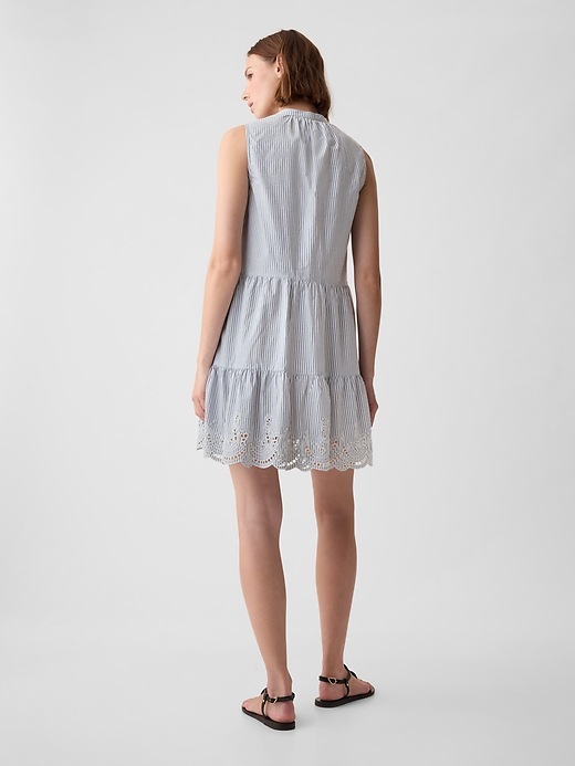 gap eyelet shirt dress Gap White Eyelet Mesh Shirt Dress Cotton