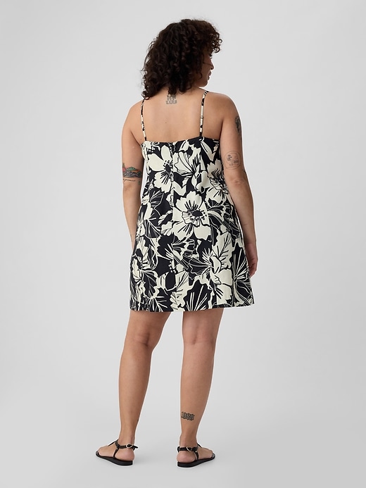 Linen-Blend Mini Dress | Gap Linen-Blend Mini Dress | Gap