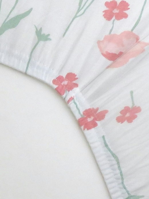 Image number 2 showing, Honest Baby Clothing Organic Cotton Fitted Crib Sheet