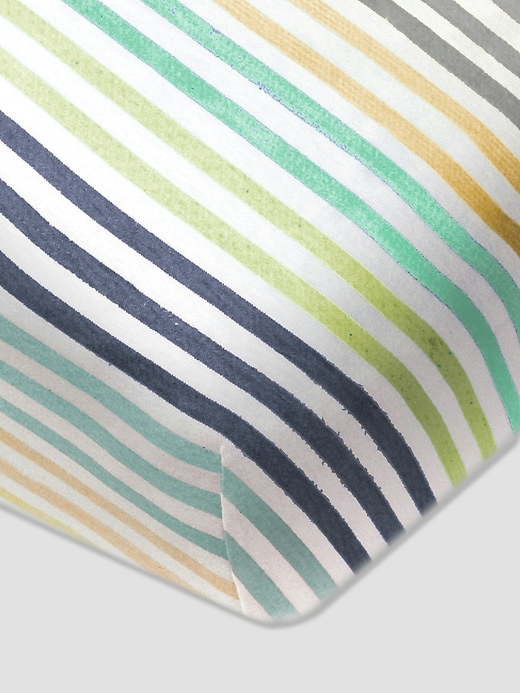 Image number 1 showing, Honest Baby Clothing Organic Cotton Fitted Crib Sheet