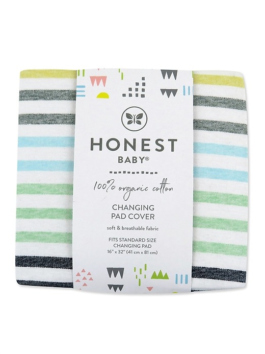 Image number 2 showing, Honest Baby Clothing Organic Cotton Changing Pad Cover