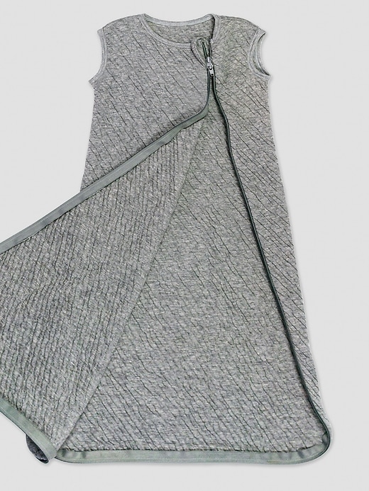 Image number 7 showing, Honest Baby Clothing Organic Cotton Matelasse Wearable Blanket