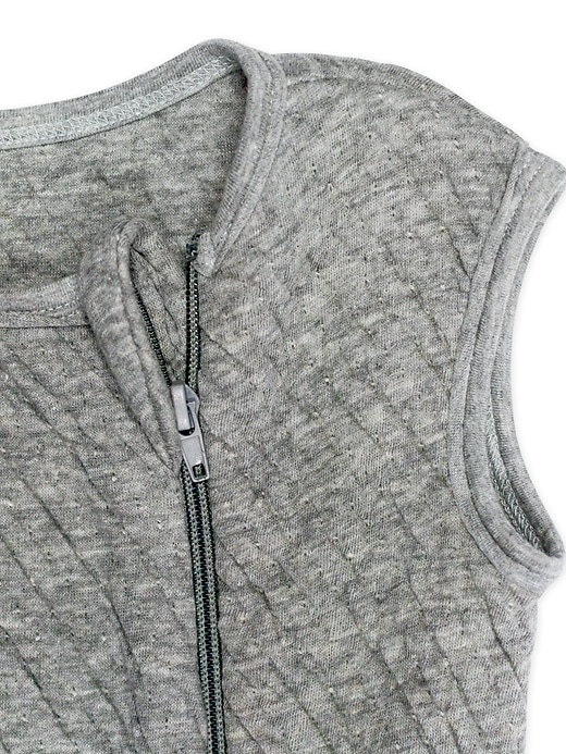 Image number 8 showing, Honest Baby Clothing Organic Cotton Matelasse Wearable Blanket