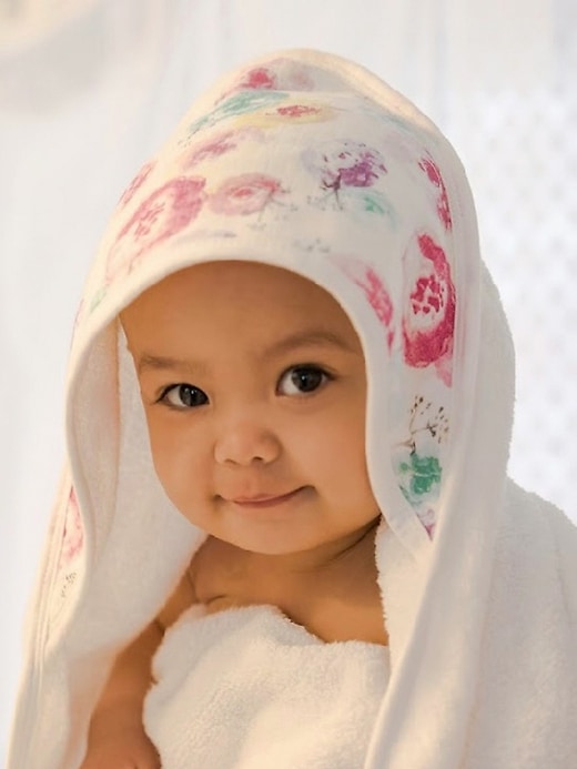 Image number 5 showing, Honest Baby Clothing Two Pack Organic Cotton Hooded Towels