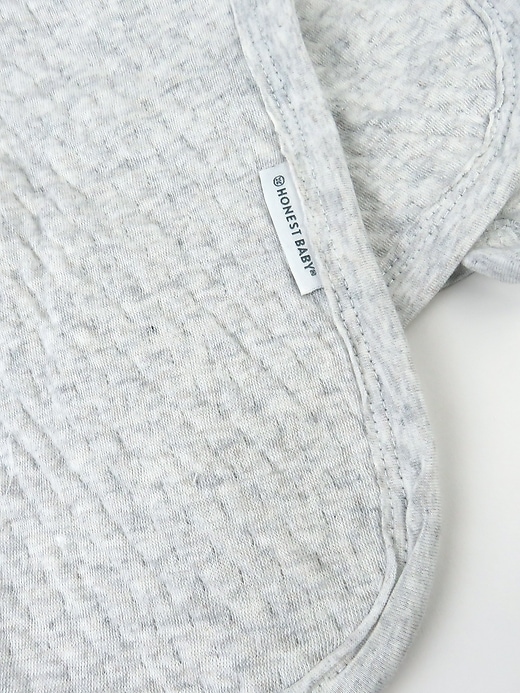 Image number 2 showing, Honest Baby Clothing 3 Pack Organic Cotton Matelasse Burp Cloth