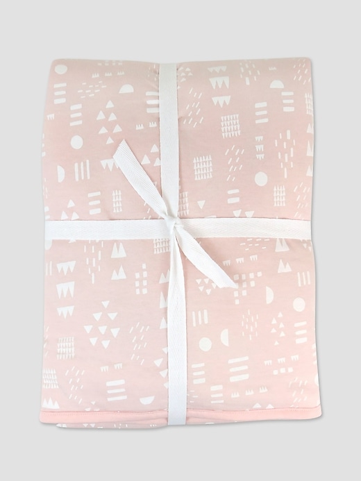 Image number 3 showing, Honest Baby Clothing Organic Cotton Reversible Baby Blanket